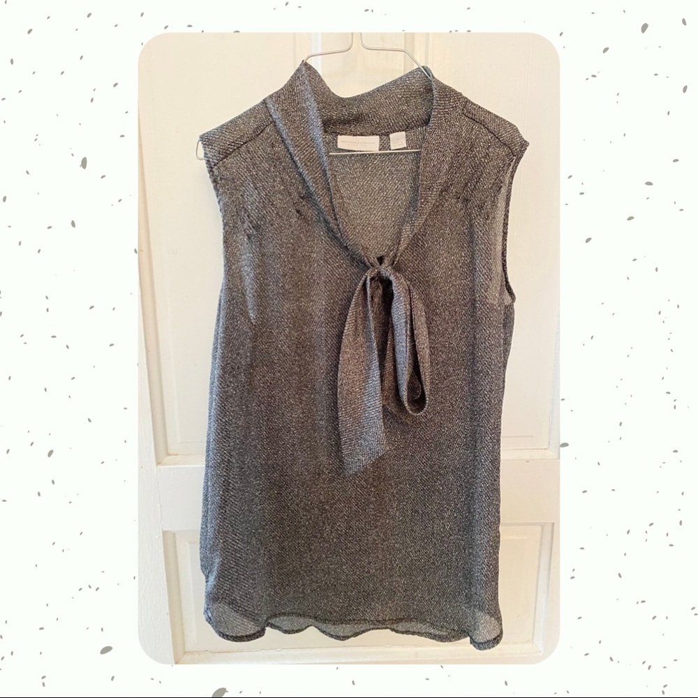 Grey Sleeveless Top - Size Medium